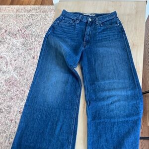 Hudson Jeans Dark Blue Wide Leg Denim